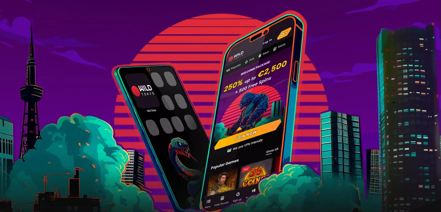 WildTokyo Casino App-Screenshot